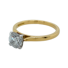 Load image into Gallery viewer, New 18ct Yellow Gold Brilliant Cut 1ct Diamond Solitaire Ring with colour G/H and Diamond grade Si3. This ring is a size O in a four claw setting with the weight 3.40 grams
