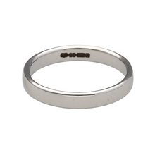 Load image into Gallery viewer, 9ct White Gold Flat Court Shape Wedding Band Ring
