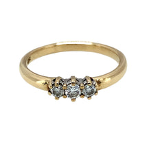 Load image into Gallery viewer, 9ct Gold &amp; Diamond Set Trilogy Ring

