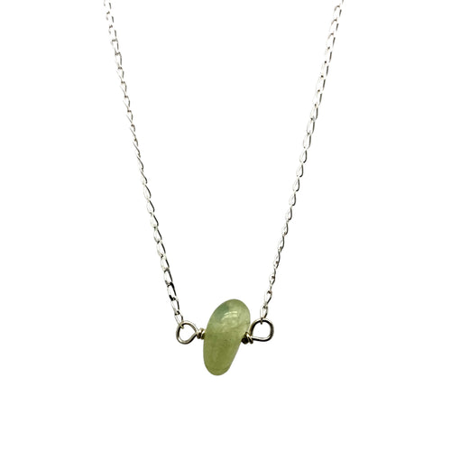 925 Silver & Prehnite 16