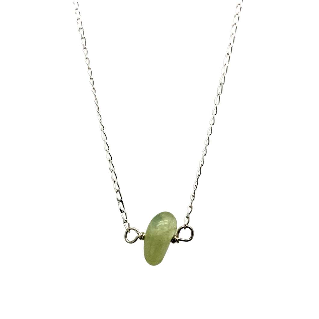 925 Silver & Prehnite 16