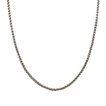 Load image into Gallery viewer, 18ct White Gold 16&quot; Wheat Chain
