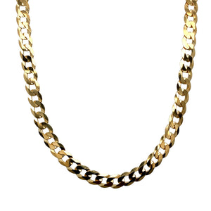 New 9ct Gold 22" Curb Chain