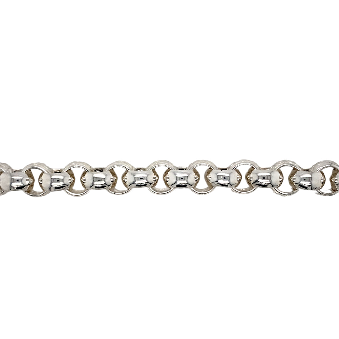 New 925 Silver 29" Patterned Belcher Chain
