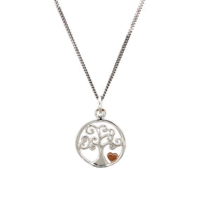 New 925 Silver Tree of Life 18" Necklace