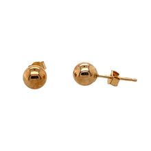 Load image into Gallery viewer, 9ct Gold 5mm Ball Stud Earrings
