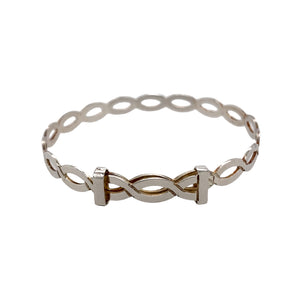 925 Silver Weaved Expander Bangle