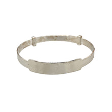 Load image into Gallery viewer, 925 Silver Millgrain Edge ID Expander Bangle
