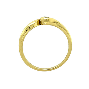18ct Gold & Diamond Set Snake Style Ring