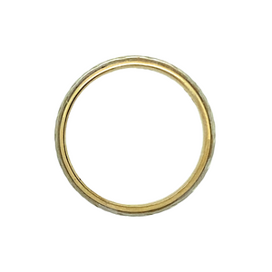 New 9ct Gold 4mm Patterned Band Ring