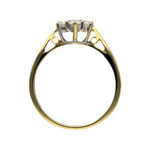 Load image into Gallery viewer, 18ct Gold &amp; Diamond Set Flower Ring
