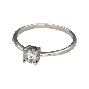 18ct Gold Diamond Solitaire  Ring (L)  VD2562  £199.00