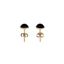 Load image into Gallery viewer, New 9ct Gold &amp; Onyx Stud Earrings
