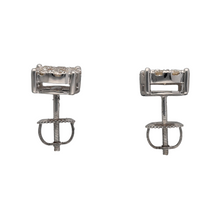 Load image into Gallery viewer, New 9ct White Gold &amp; Multi Set Diamond 1ct Stud Screwback Earrings
