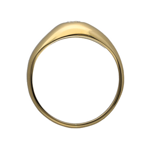 18ct Gold & Diamond Set Signet Ring