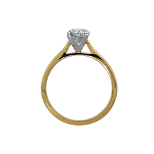 Load image into Gallery viewer, 18ct Gold Brilliant Cut Diamond Solitaire Ring
