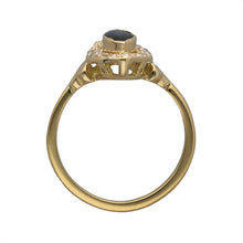 Load image into Gallery viewer, 18ct Gold Diamond &amp; Sapphire Set Antique Style Ring
