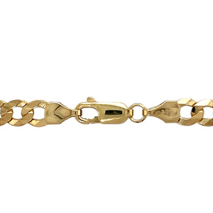 New 9ct Yellow Gold 24" Curb Chain with the weight 14.30 grams and link width 5.5mm