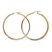 Load image into Gallery viewer, 9ct Gold Ridged Hoop Earrings

