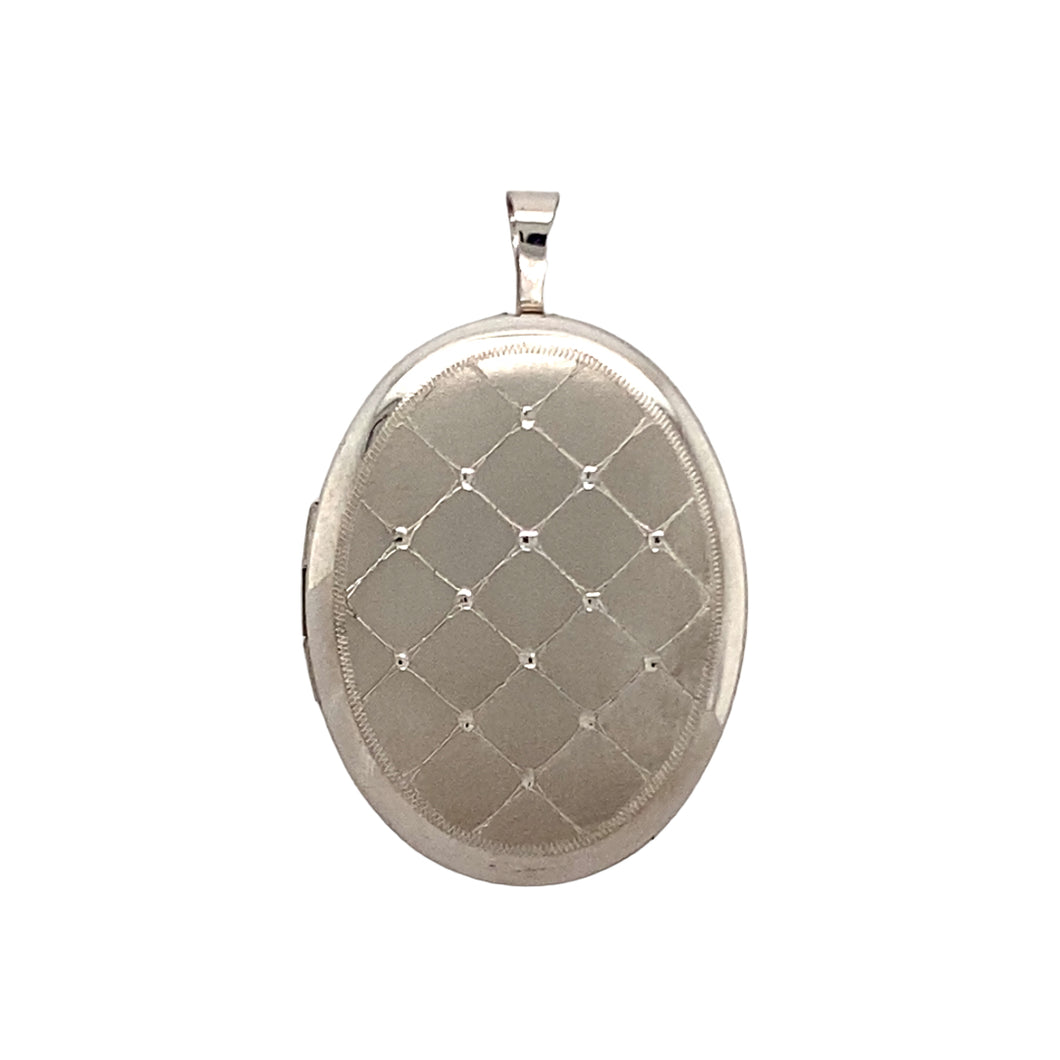 925 Silver Oval Locket