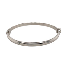 Load image into Gallery viewer, 925 Silver Plain Hinged Bangle
