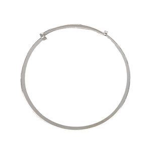 925 Silver D/C Patterned Expandable Bangle