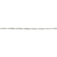 Load image into Gallery viewer, 925 Silver 7.5&quot; Singapore Bracelet
