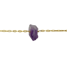 Load image into Gallery viewer, 9ct Gold &amp; Amethyst 16&quot; Necklace
