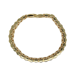 New 9ct Gold 7" Watch Style Bracelet 29 grams