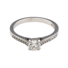 Load image into Gallery viewer, 18ct White Gold &amp; Diamond Solitaire Ring
