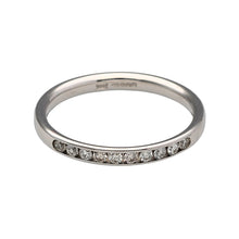 Load image into Gallery viewer, New 18ct White Gold &amp; Diamond Set Band Ring
