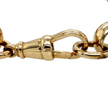 Load image into Gallery viewer, An intricate heavy bracelet featuring ornate engravings on every round link belcher links, joined together by regular smooth links, as well as cubic zirconia stone-set rectangular bar links. A very busy design, said only in the best way; the overall effect is a very high end bracelet with both the dazzling stone-set effect combined with the beautiful depth to the design added by the engraved links. 
