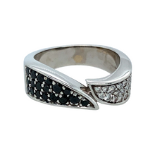 Load image into Gallery viewer, 18ct White Gold Wrap Around Diamond Set Ring
