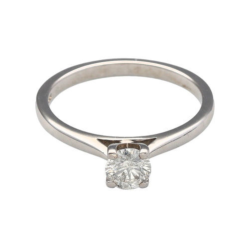 18ct White Gold & Diamond Ring