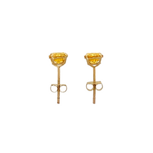Load image into Gallery viewer, New 9ct Gold November Birthstone Stud Earrings
