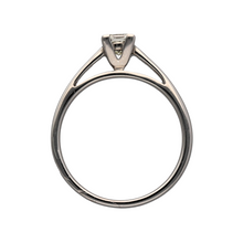Load image into Gallery viewer, 18ct White Gold &amp; Princess Cut Diamond Solitaire Ring
