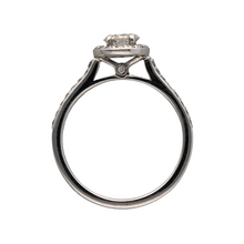 Load image into Gallery viewer, 18ct White Gold &amp; Diamond Halo Ring
