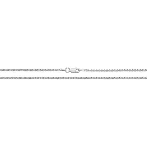 925 Silver 22" Spiga Chain