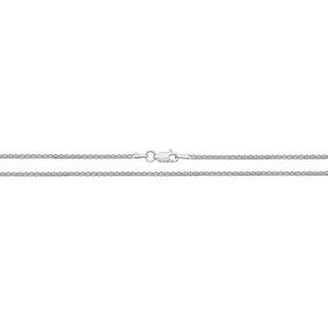 925 Silver 24" Spiga Chain