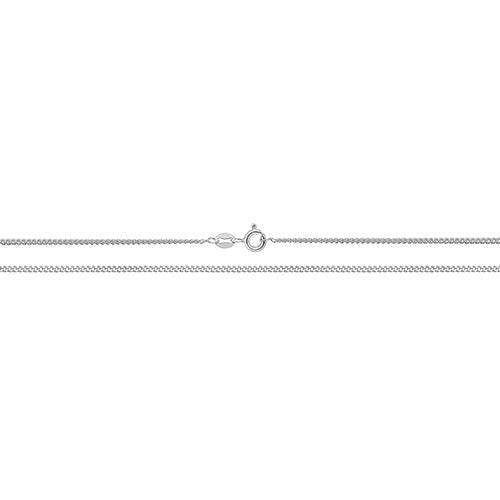 925 Silver 18" Curb Chain
