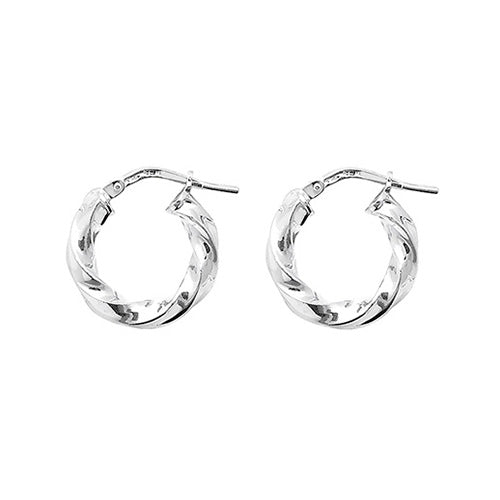 925 Silver Twist Earrings