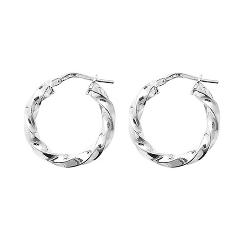 925 Silver Twist Earrings