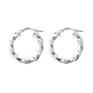 925 Silver Twist Earrings