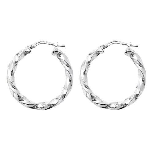 925 Silver Twist Earrings
