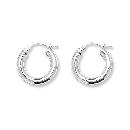 925 Silver Small Plain Earrings