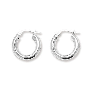 925 Silver Small Plain Earrings