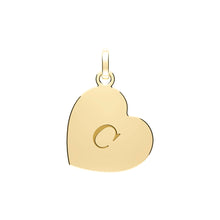 Load image into Gallery viewer, New 9ct Gold Initial Heart Pendant
