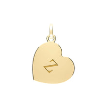 Load image into Gallery viewer, New 9ct Gold Initial Heart Pendant
